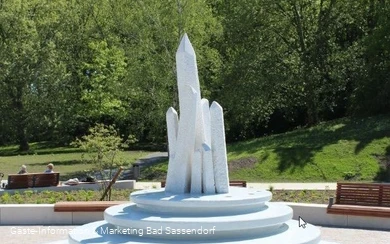 Salzkristallbrunnen an der Börde Therme