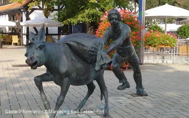 Salzesel auf dem Sälzerplatz Bad Sassendorf