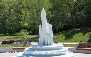 Salzkristallbrunnen an der Börde Therme